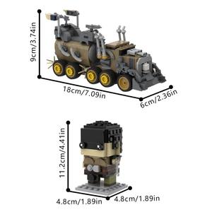 Figura Miniatura de Funbuild Mad Max Movies, MOC-202186 Furiosa Brickhead Rig, Bloques de Construcción de Modelos, Juguetes de Bloques de Ensamblaje DIY - Product Image 5