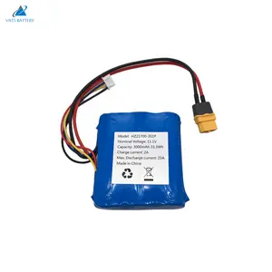 Tùy chỉnh Lithium Ion 18650 21700 di động 3.7V 7.4V 11.1V 14.8V 2500mAh 3000mAh 5000mAh 6000mAh 6600mAh pin gói