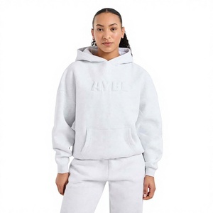 Conjunto de Pantalones Deportivos y Sudaderas con Capucha de Algodón con Logotipo Personalizado para Mujer, Servicio OEM de Talla Grande - Product Image 1