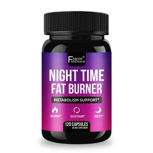 Suplemento Quemagrasas Nocturno para Adultos, Apoyo al Metabolismo, Cápsulas Quemagrasas Nocturnas para Mujeres - Product Image 1