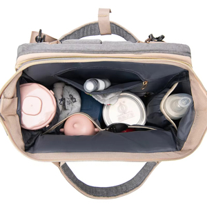 Borsa Fasciatoio da Viaggio USB Grande Capacità con <span class=keywords><strong>Zanzariera</strong></span>, Lettino per Neonati e Sedia Pieghevole in Poliestere - Product Image 4