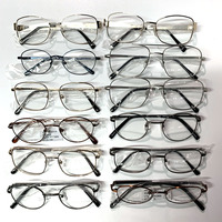Monturas de Gafas Surtidas a Precio Económico, Armazón Metálico para Lentes Ópticos, Gafas de Diseñador en Stock para Tienda