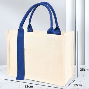 Sac fourre-tout en toile avec impression de logo, design pliable, pour l'école, la culture et la créativité, laminé - Product Image 6
