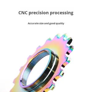 Vélo à <span class=keywords><strong>pignon</strong></span> fixe en alliage d'aluminium, moyeu de vélo de piste, <span class=keywords><strong>pignon</strong></span> 13/14/15/16/17/18T, accessoires - Product Image 4