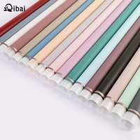 Qibai coréen nouveau bord d'or saupoudrage papier doré étanche concepteur papier d'emballage fleurs Bouquet emballage Oya papier autocollant