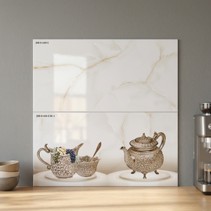 Carreaux muraux en céramique 300x600mm à motif floral numérique émaillé, qualité supérieure, prix bas, pour hall, salle de bain, cuisine - Product Image 4