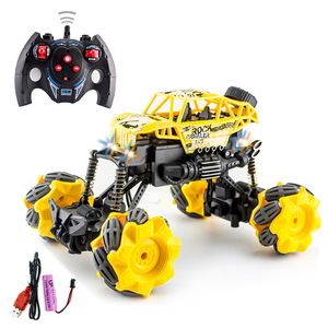 Puissant camion pick-up télécommandé électrique 4x4 2,4 GHz 1:18 pour enfants, avec lumières, idéal pour les cascades et le drift tout-terrain - Product Image 1