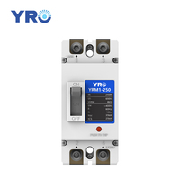 Disjoncteur électrique YRO YRM1-250, disjoncteurs électriques AC MCCB, dispositif de sécurité électrique, système solaire