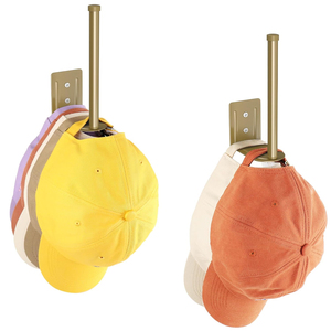 <span class=keywords><strong>Organisateur</strong></span> de chapeaux multifonctionnel en aluminium pour casquettes de baseball, <span class=keywords><strong>organisateur</strong></span> de vêtements mural <span class=keywords><strong>à</strong></span> un niveau, gain de place, outils pour la maison - Product Image 3