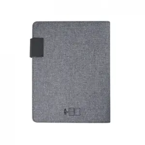 Carnet A5 avec chargeur RPET 5W, gadgets durables - Product Image 2