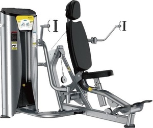 Equipo de entrenamiento comercial para gimnasio: Máquina de curl de bíceps <span class=keywords><strong>con</strong></span> carga de pin para ejercitar brazos sentado - Product Image 1
