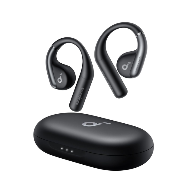 Anker AeroFit A3872 Open-Ear Headphones Ultra Comfort Snug Fit Ergonomic Ear Hook Balanced Sound IPX7 Wireless Earbuds