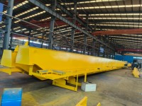 Grúa aérea de doble viga de 25 toneladas para elevación de materiales pesados, máquina de elevación de cuerda de alambre eléctrico, nivel de dos niveles, de dos niveles
