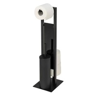 Ensemble WC vertical de luxe moderne sur pied, trois pièces, en acier inoxydable, sans perçage, écologique, pour hôtels