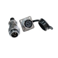Connecteur série HS20 3 broches mâle et femelle WS20 adapté aux encodeurs et compteurs de haute précision avec résistance aux chocs 50G