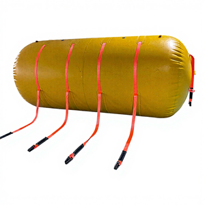 Sacs de levage pneumatiques souples en PVC, cylindriques allongés, remplis d'eau, personnalisés, pour le sauvetage et la plongée en milieu marin - Product Image 1
