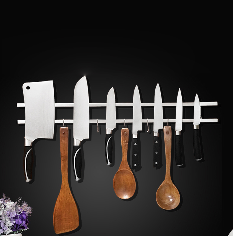 Магнитный держатель ножа сильные магнитные полоски двойной нож бар с винтами