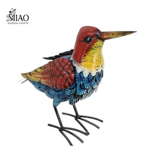 Scherpe Vogel Sculptuur Metalen Tuin Kunst Staande Decoratie Handgemaakte Duurzame Weerbestendige Tuin Geschenken Ornamenten Lente - Product Image 2