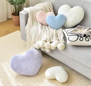 Nouvel Arrivage Coussin Décoratif en Forme de Cœur, Coussin Doux en Peluche pour Canapé, Lit, Salon, Chambre, Décoration Intérieure, Cadeau - Product Image 3