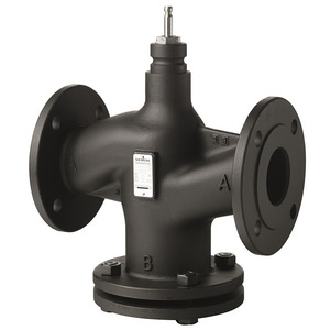 Vanne de régulation Siemens série VVF43 100-250K pour la régulation de tension de l'eau AC 230V, débit parabolique - Product Image 4
