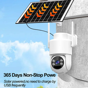 3MP Solar wasserdichte Outdoor-WLAN-Kamera Vollfarb überwachung 4g Home Security Wireless CCTV 360-Grad-Panorama-HD-Kamera - Product Image 2