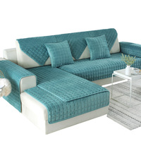 Housse de canapé imperméable en polyester de couleur unie, style siège simple, pour protection de meubles en gros