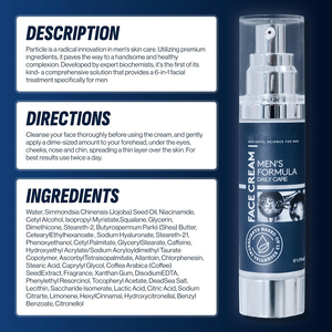 Crème hydratante régulatrice de sébum 24H au rétinol pour peaux sensibles – Essentiels de soin <span class=keywords><strong>anti</strong></span>-âge pour hommes – Sérum de soin de la peau - Product Image 3