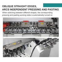 Pre-Milling Edge Bander 45 Degrés Entièrement Automatique Biseau Arc Edge Banding Machine Entièrement Automatique Bevel Edgebander 45