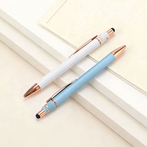 Promotional Luxury Metal Ballpoint <b>Pens</b> Wholesale Universal Stylus <b>Pen</b> Slim Signature <b>Pens</b> with Custom logo for Advertising - Product Image 2