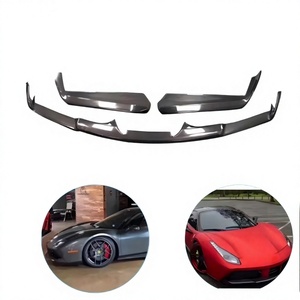 ลิ้นหน้าคาร์บอนไฟเบอร์คุณภาพสูงสำหรับ Ferrari 488 ปี 2015-2019  86648300  86648200  89334600 - Product Image 2