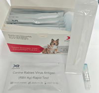 Kit de test rapide d'antigène CHW haute sensibilité, bandelette de test d'antigène CHW pour animaux, bandelette de diagnostic de maladie pour la détection en clinique vétérinaire