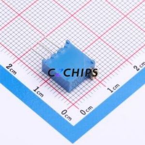 3296W-1-205 Adjustable Resistor / <b>Potentiometer</b> Through hole Component (THT)-3P,9.5x4.9mm Resistor 2mOhm 10% 500mW 250ppm/ - Product Image 2