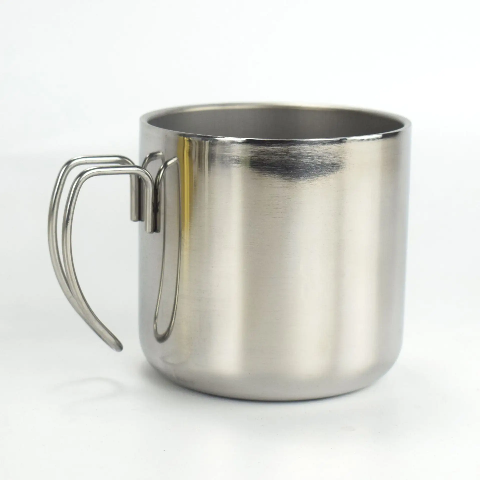 customized Stainless steel 304 mug silver gold insulated tea coffee cup
