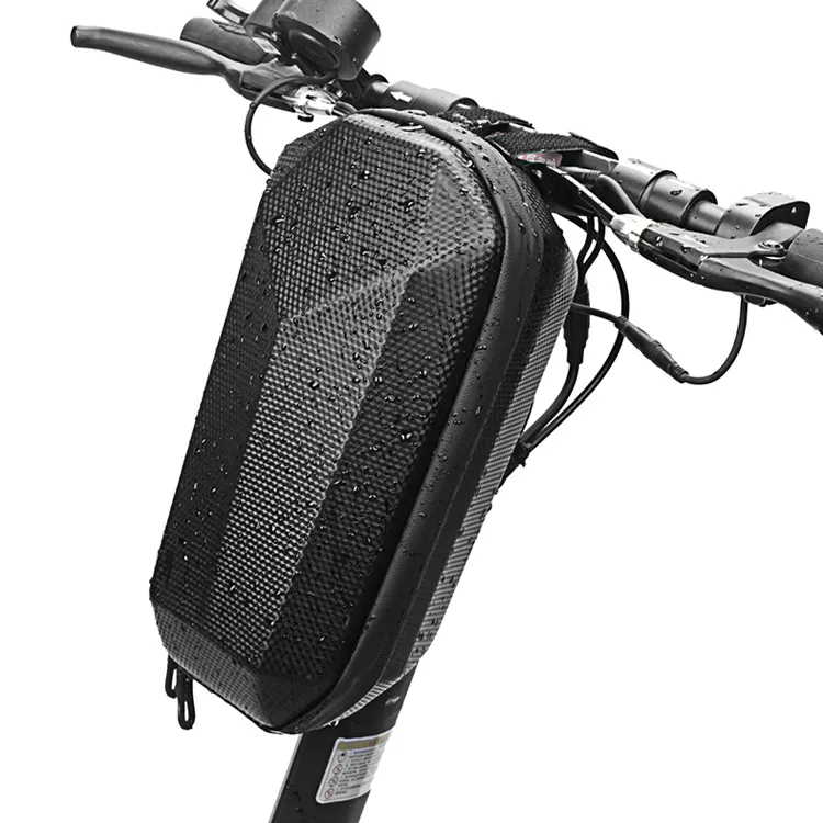 RTS Portable Bike Scooter Front Hard Shell Bag Mountain Bike Storage Case Waterproof Bicycle Handlebar Bag