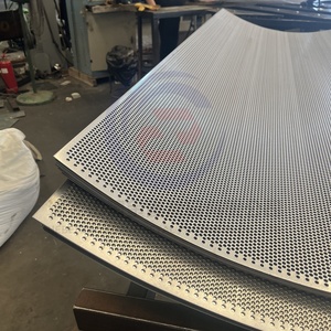 Mạ kẽm đấm lỗ tấm kim loại đục lỗ trang trí đấm lưới cho ngoài trời - Product Image 2