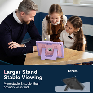 Étui de tablette en silicone antichoc pour enfants WESOROL avec béquille pour iPad 7e/8e/9e génération 10,2 pouces - Product Image 4