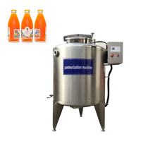 Pasteurisateur par lots entièrement automatisé, cuve de pasteurisation en acier inoxydable, petit équipement de pasteurisation du lait