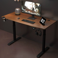 Table de bureau moderne à hauteur réglable Cadre de bureau électrique à hauteur réglable et double moteur pour meubles de bureau à domicile