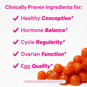 Integratore per la Salute Femminile OEM in Offerta: Gommose per la Fertilità con Mio-Inositolo, Folato Metilato e Coenzima Q10 - Product Image 2