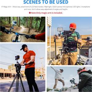Bras magique à friction réglable <span class=keywords><strong>NEEWER</strong></span> de 15 cm avec vis <span class=keywords><strong>1</strong></span>/4 pouce aux deux extrémités, compatible avec la cage SmallRig, flash, lumière LED, micro, moniteur - Product Image 6