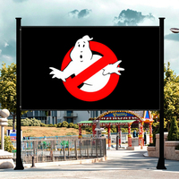 Polyester personnalisé Flying Style double face 3 * 5ft Ghost Busters Drapeau