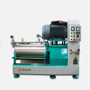 Trung Quốc tencan KGB-D-30L 30/37Kw 80-1000l/h Nano Kích thước Mài lithium pin bùn ngang Bead Mill