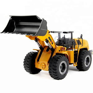 <span class=keywords><strong>Huina</strong></span>-télécommande de voiture en métal, échelle 10x1/14, 10 canaux, chargeur de roue, bulldozer, modèle de construction, camion RC, chargeur avant, <span class=keywords><strong>583</strong></span> - Product Image 1