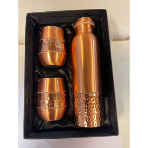 Luxury Handcrafted wholesale copper water bottle gift copper bottle handcrafted copper bottle kitchen water bottle - Product Image 4