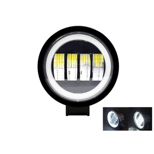 4 "30W Offroad 12V 24V Tại Chỗ Chùm Chạy Đèn Xe Tải Thuyền ATV Xe Máy <span class=keywords><strong>LED</strong></span> Sương Mù Ánh Sáng Đôi Mắt Thiên Thần Làm Việc Thanh Ánh Sáng - Product Image 1