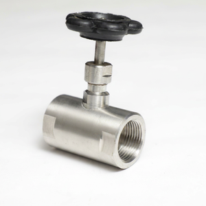 Stainless Steel <b>Needle</b> <b>Valve</b> SS202 Round Body 6000 PSI Flow Control Manual 1-Way for Industrial Instrumentation OEM Supply - Product Image 1