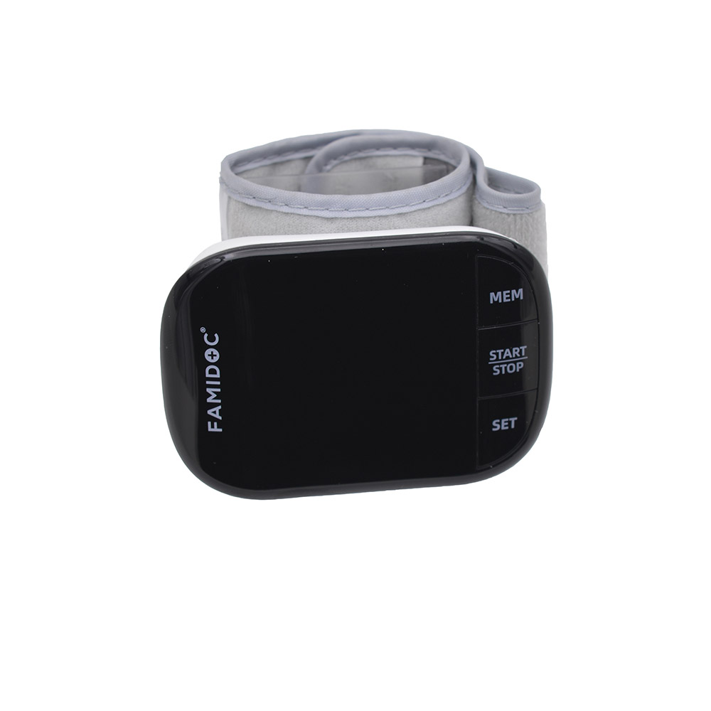 2025 New Trend Digital Sphygmomanometer Portable Wrist Blood Pressure Monitor with Strong Case Light Compact Design
