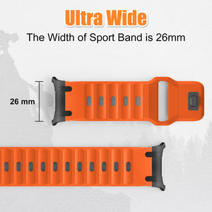 Correas de Reloj de Silicona al por Mayor de Fábrica para Samsung Watch 7 Ultra 47mm, Correa de Repuesto Deportiva Suave de Alta Calidad - Product Image 3