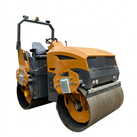 Compacteur routier hydraulique vibrant à essence, refroidi par eau, 2,5 tonnes, fabriqué en Chine