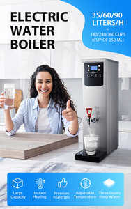 Calentador <span class=keywords><strong>de</strong></span> Agua Eléctrico Instantáneo Hejiang, Nuevo, 30L, Acero Inoxidable 304, 2500W, Control <span class=keywords><strong>de</strong></span> Temperatura, Apagado Automático - Product Image 4